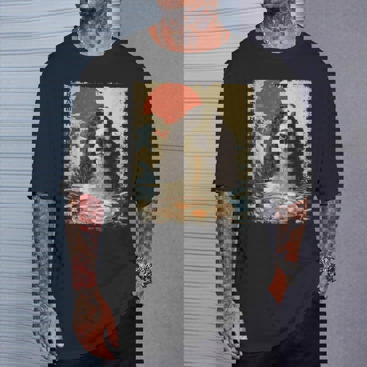 イングリッシュスプリンガー・スパニエル 英語 スプリンガー スパニエル 犬 ラーメン Tシャツ 彼への贈り物