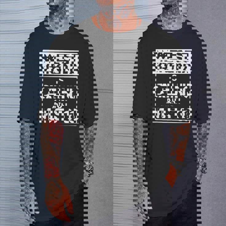 ウェストバージニアtシャツ Westirginia Is Calling And I Must Go Tシャツ 彼への贈り物