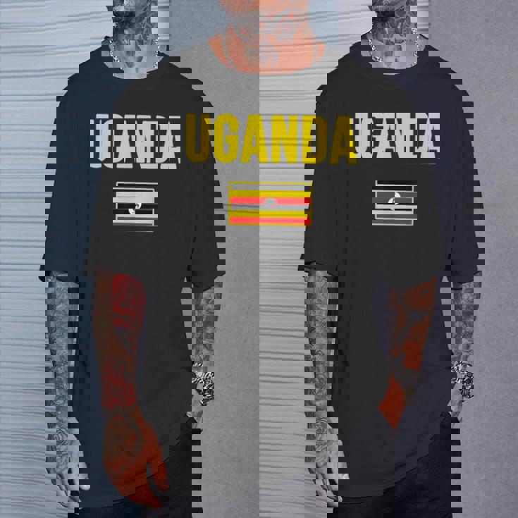 ウガンダ ウガンダの国旗 Tシャツ 彼への贈り物