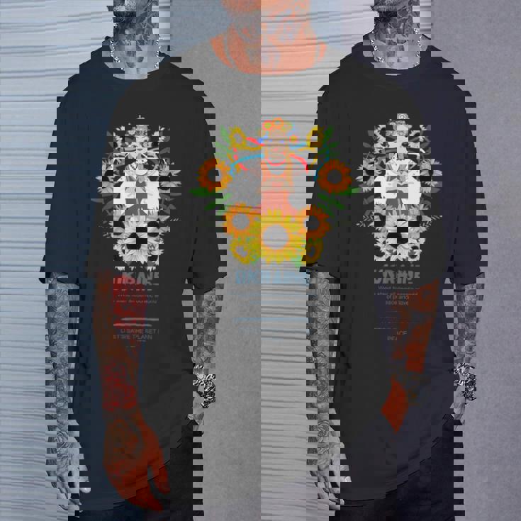 ウクライナガール、ウクライナを支援 Tシャツ 彼への贈り物