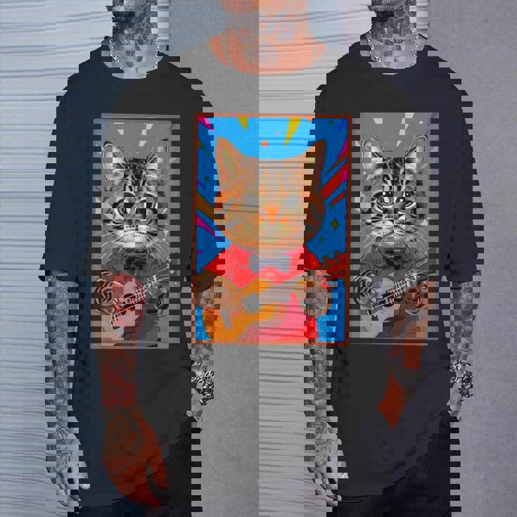 ウクレレ猫 Tシャツ 彼への贈り物