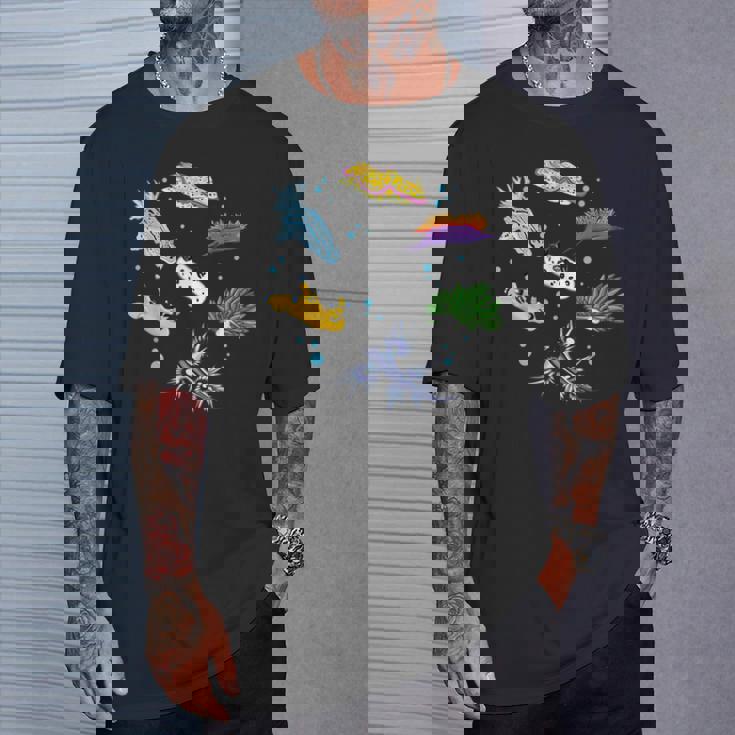 ウミウシ ウミウシ オーシャン スキューバ ダイバー シュノーケリング 水族館 Tシャツ 彼への贈り物