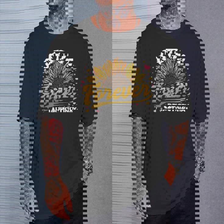 ガッチャ・フォーエバー採用のお知らせ ガッチャ・デー ひまわり 長袖tシャツ Tシャツ 彼への贈り物