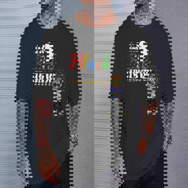 キッズ アイ・アム・ブラック・ヒストリー・シャツキッズガールズブラック・ヒストリー・マンス用 Tシャツ 彼への贈り物