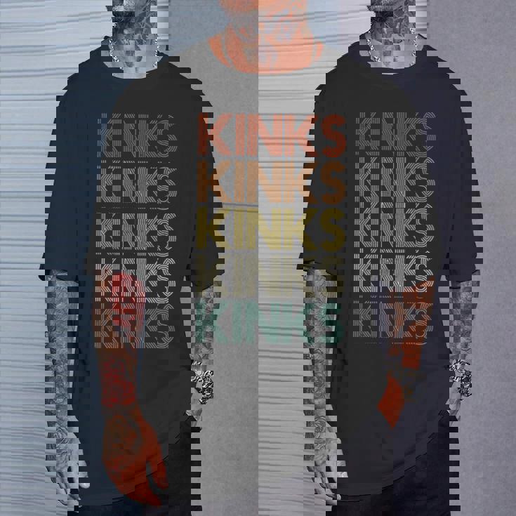 キンクス ヴィンテージ レトロ 長袖tシャツ Tシャツ 彼への贈り物