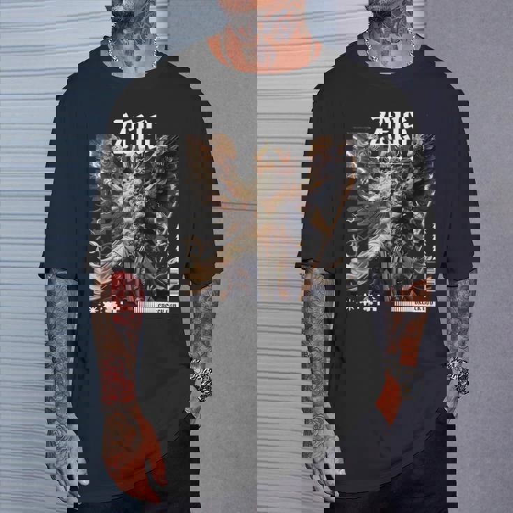 ギリシャ神ゼウス サンダーボルト Tシャツ 彼への贈り物