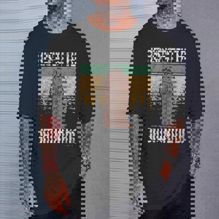 グラウンド・ホッグ Respect The Groundhog Tシャツ 彼への贈り物