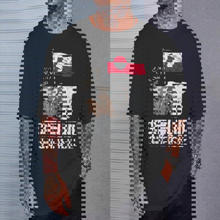 グリーンランド 非売品 グリーンランド 国旗 動物 グリーンランダー Tシャツ 彼への贈り物