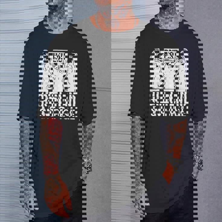 グリーンランドは非売品 シロクマ グリーンランド デンマーク Tシャツ 彼への贈り物