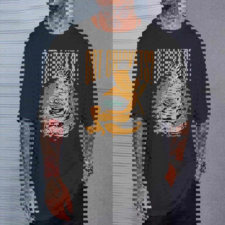 コオロギを手に入れましたか？フトアゴヒゲトカゲ Tシャツ 彼への贈り物