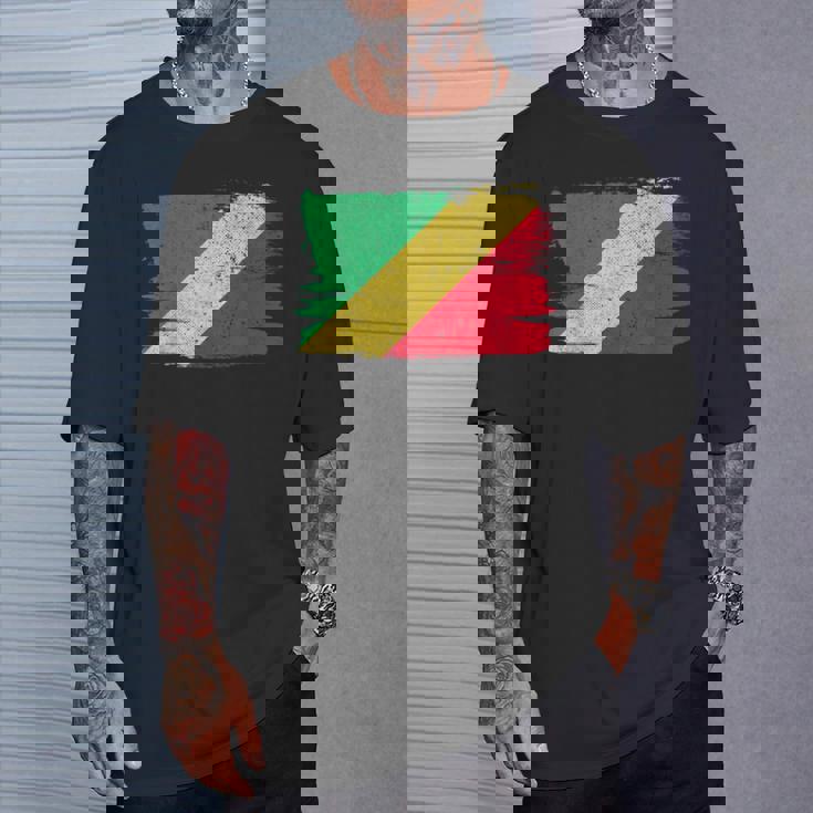 コンゴ民主共和国 旗 Democratic Republic Congo Flag Pride Proud Tシャツ 彼への贈り物