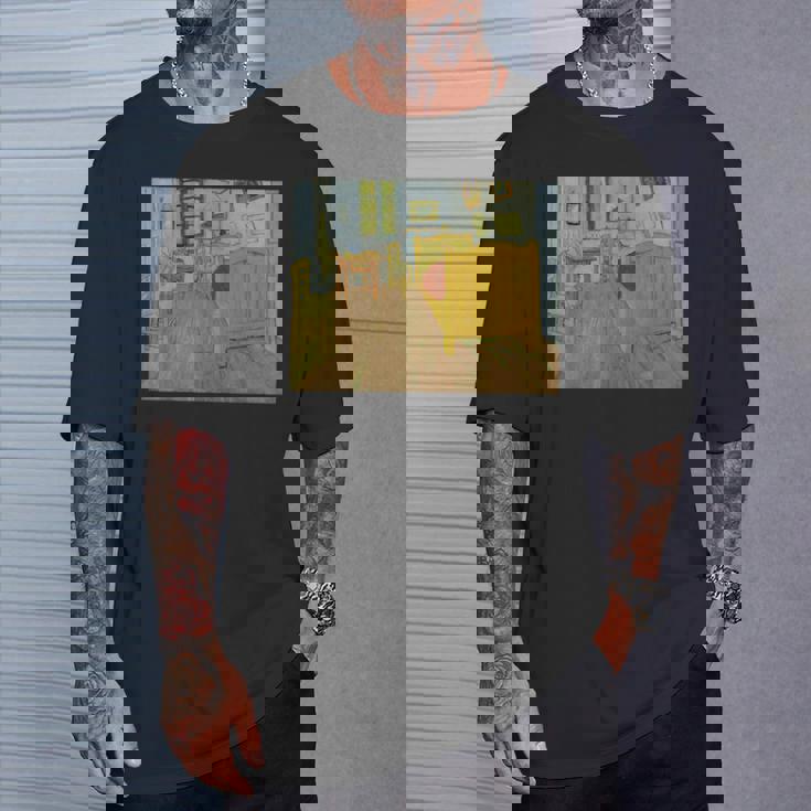 ゴッホ-アルルのベッドルーム Tシャツ 彼への贈り物