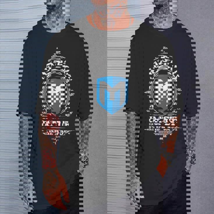 サイバーセキュリティ Metasploit プロのようなものをハック Tシャツ 彼への贈り物