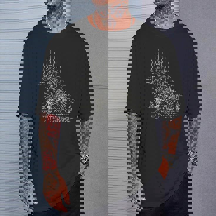 サックヤントタイタトゥーハヌマーン神話ヤントラタイギフト Tシャツ 彼への贈り物