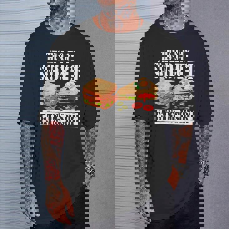 サンドイッチ服 This Is Myandwich Eating Tシャツ 彼への贈り物