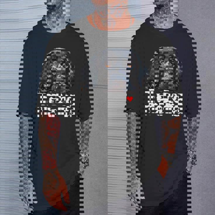 ザドッグママブラックラブラドールママレトリーバーマザードッグマミー 長袖tシャツ Tシャツ 彼への贈り物