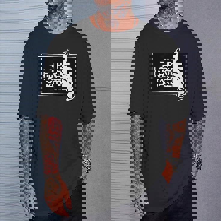 ザ・ホース・フェイス The Horse Face 午年 馬【十二支 干支】2026年 ブランド パロディ Tシャツ 彼への贈り物