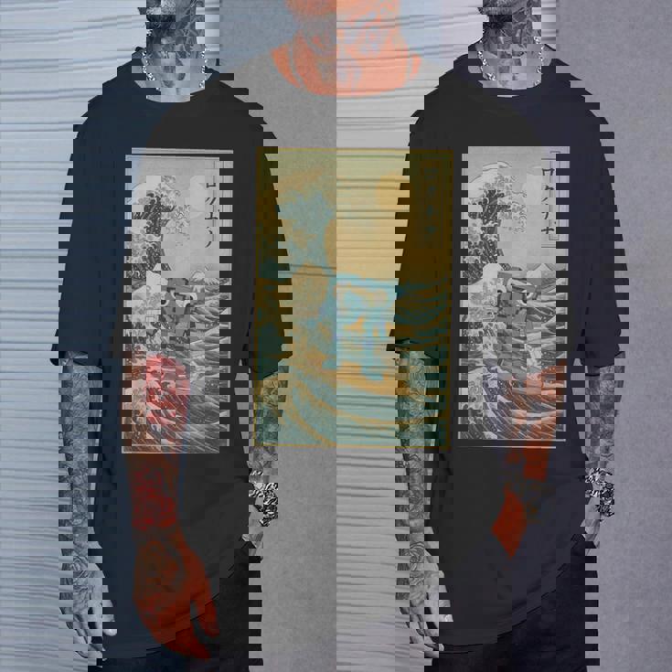 シックスセブン 6-7 神奈川沖大波 67 ブレインロットミーム Tシャツ 彼への贈り物