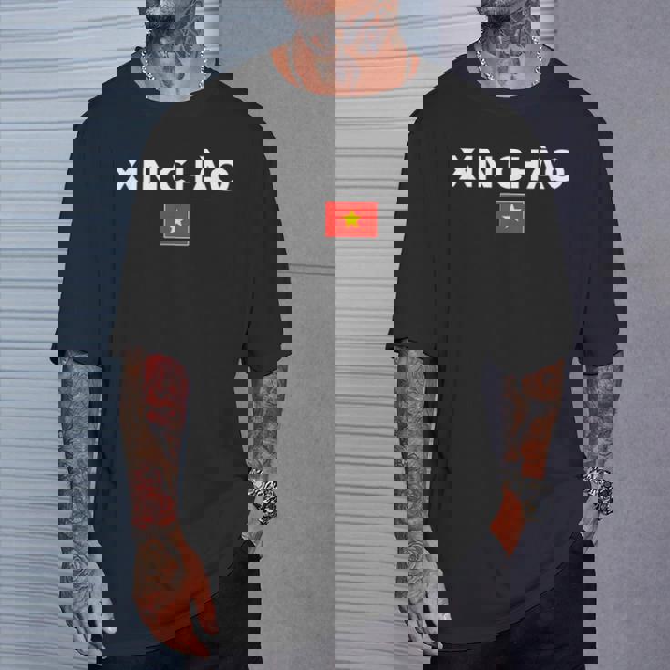 シンチャオ ベトナム語でこんにちは ベトナム Tシャツ 彼への贈り物