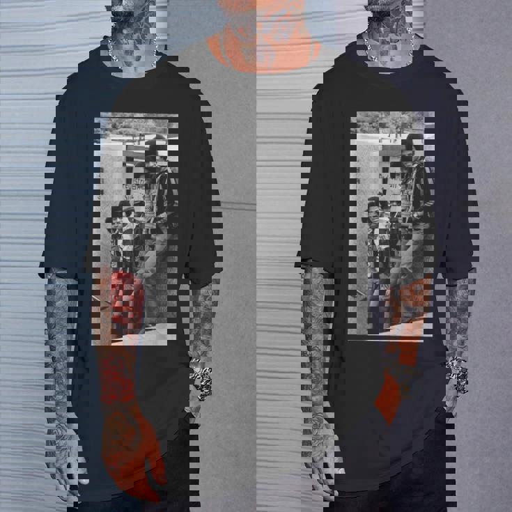 ジャクソン5ポップグループ マイケル・ジャクソン ロンドン 1977 Tシャツ 彼への贈り物