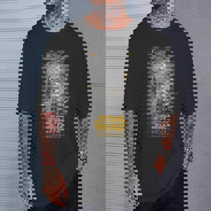 スター・ウォーズ クラシック エピソードi ファントム・メナス ポスター Tシャツ 彼への贈り物