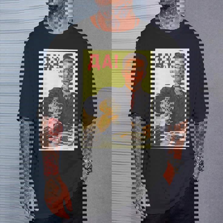 ソビエト連邦 ソ連 プロパガンダ Tシャツ 彼への贈り物