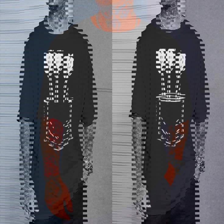 ダーツ ポケット 矢 ダーツ Tシャツ 彼への贈り物