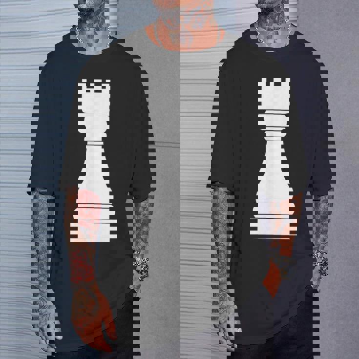 チェス、チェスの駒、ルーク、チェス愛好家、ギフト Chess Tシャツ 彼への贈り物