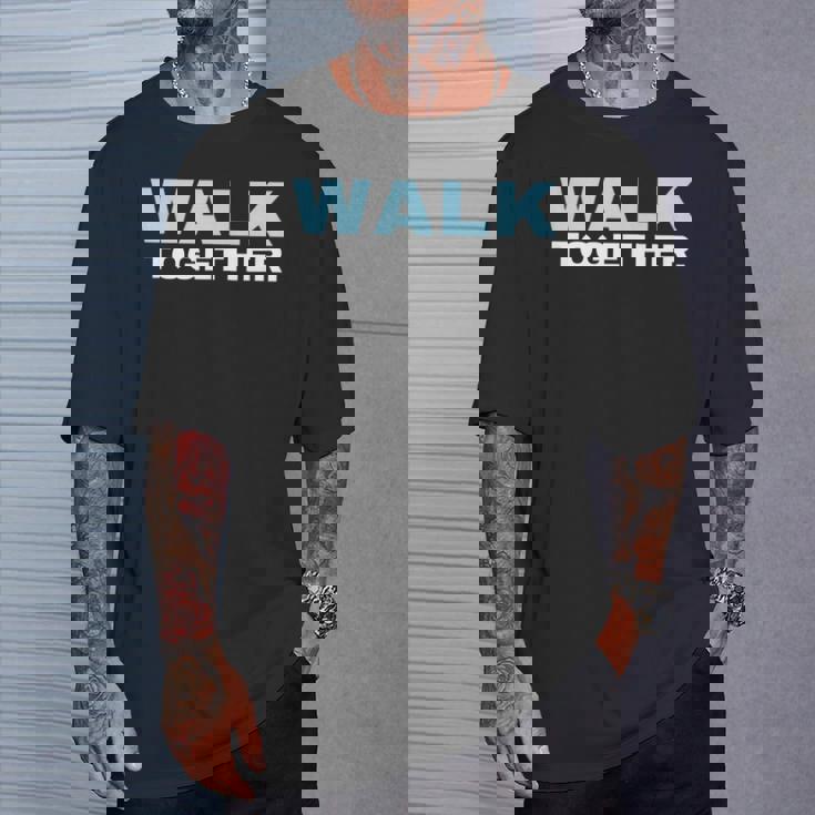 トゥギャザー ウォーク インドア ウォーキング アウトドア おうちで歩く ポンドオフ Tシャツ 彼への贈り物