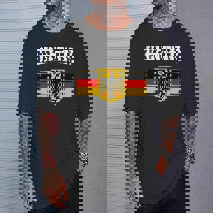 ドイツの国旗 ドイツの国章 長袖tシャツ Tシャツ 彼への贈り物