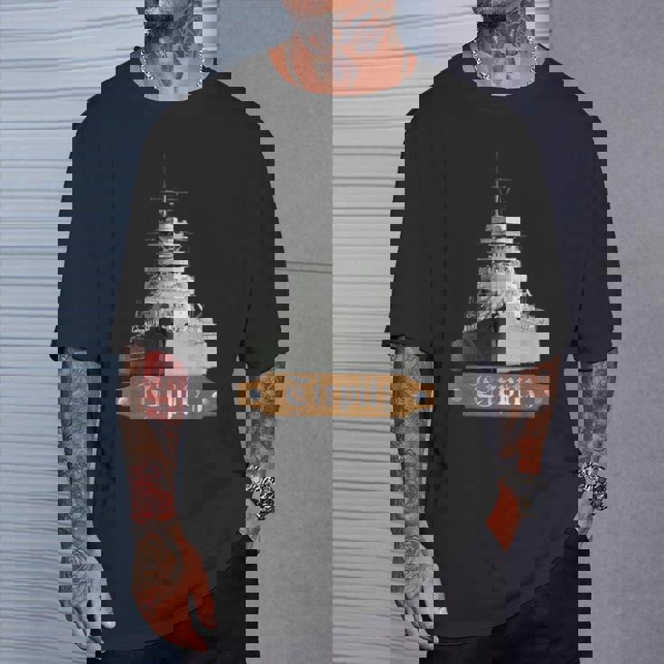 ドイツ戦艦ティルピッツ 第二次世界大戦海軍 Tシャツ 彼への贈り物