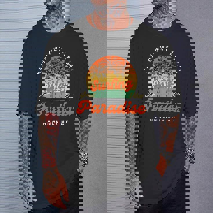 ハナレイ ベイ ハワイ カウアイ島 長袖tシャツ Tシャツ 彼への贈り物