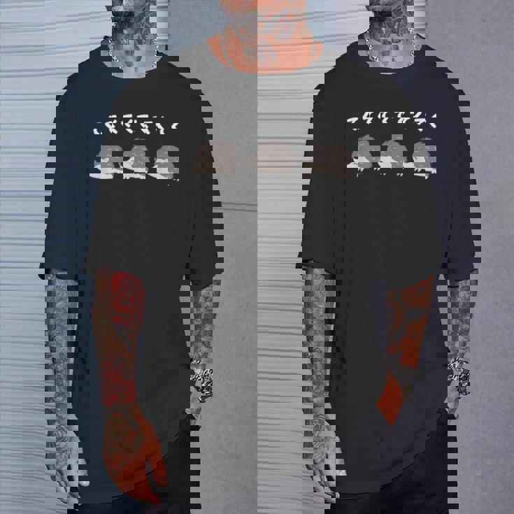 ハリネズミ てくてく ハリネズミ好き ハリネズミの飼い主 おもしろ 可愛い ハリネズミ Tシャツ 彼への贈り物