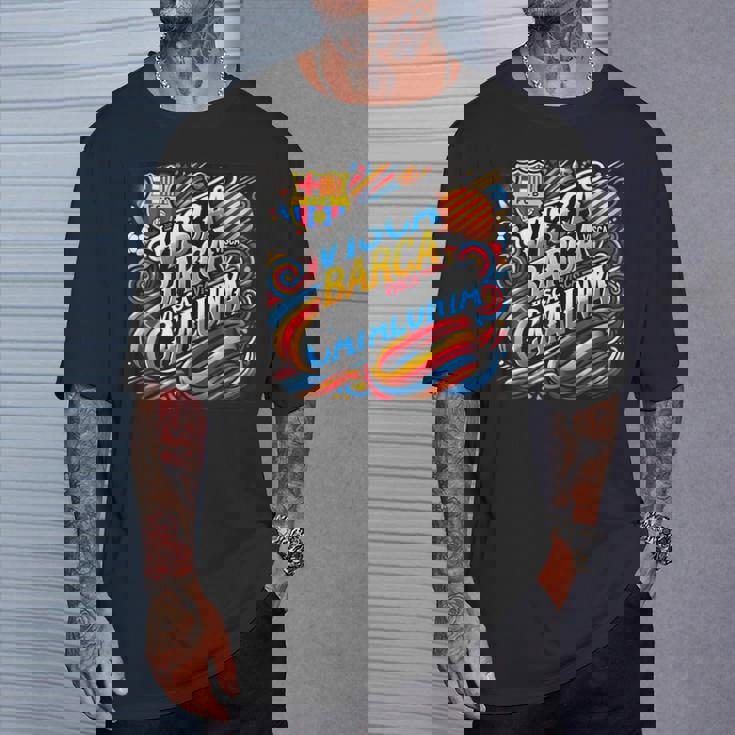 バルセロナ フットボール クラブ スペイン エスパーナ バルセロナ メンズ レディース Tシャツ 彼への贈り物