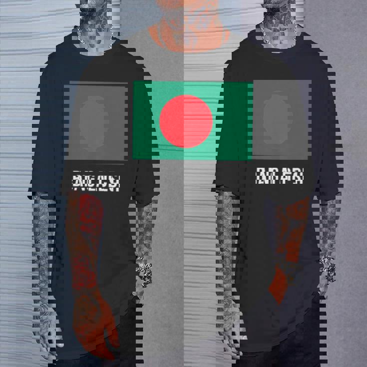 バングラデシュ バングラデシュ国旗 長袖tシャツ Tシャツ 彼への贈り物