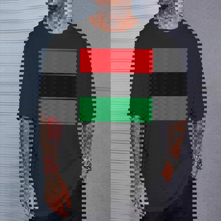 パンアフリカ国旗tシャツ Tシャツ 彼への贈り物