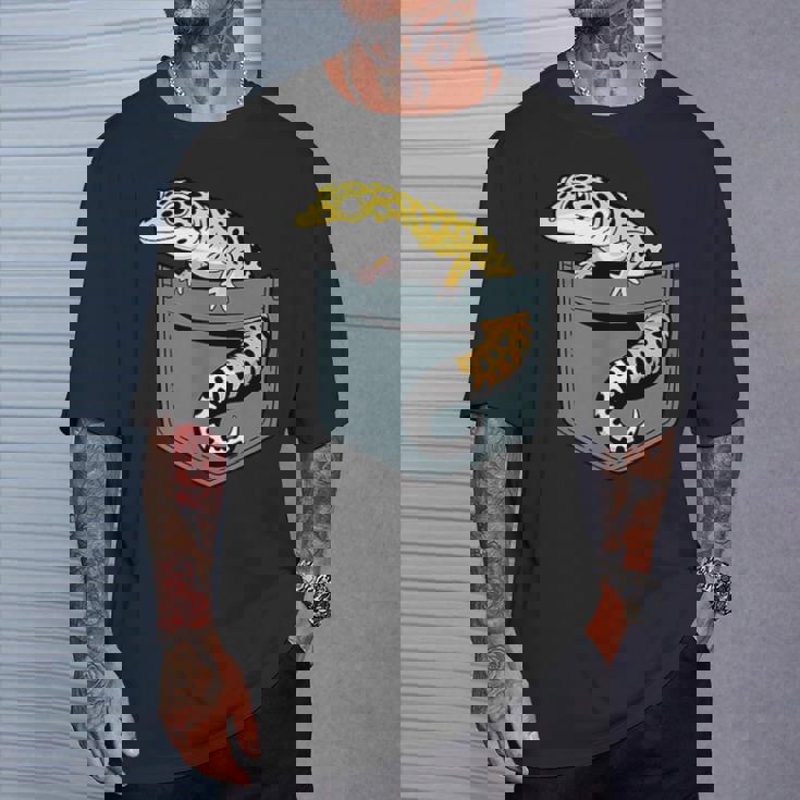 ヒョウ ヤモリ トカゲ 爬虫類 ヒョウ ヤモリ愛好家 Tシャツ 彼への贈り物