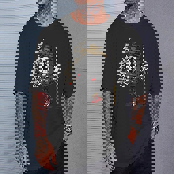 ビリヤードボール 8プールビリヤード Tシャツ 彼への贈り物