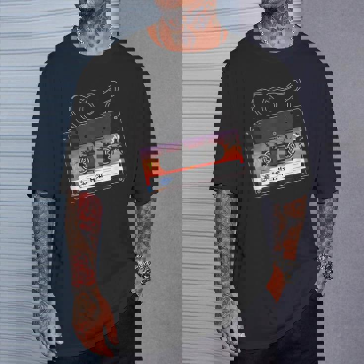 ビーチ ミックステープ ハワイアン アロハ パーム サンセット 80年代 Tシャツ 彼への贈り物