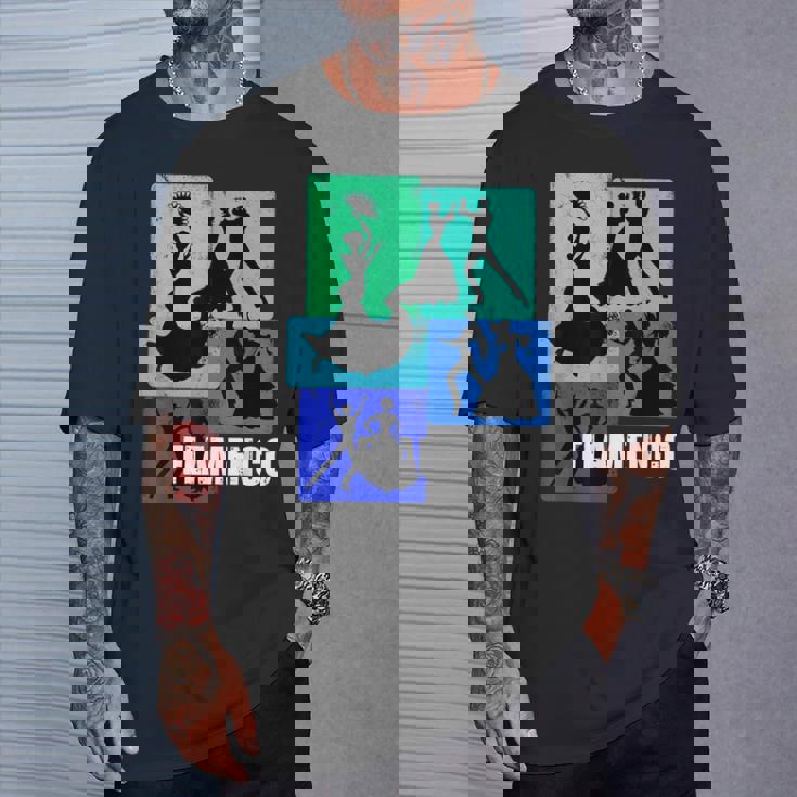 フラメンコダンサー用フラメンコtシャツ レトロメンズフラメンコ Tシャツ 彼への贈り物