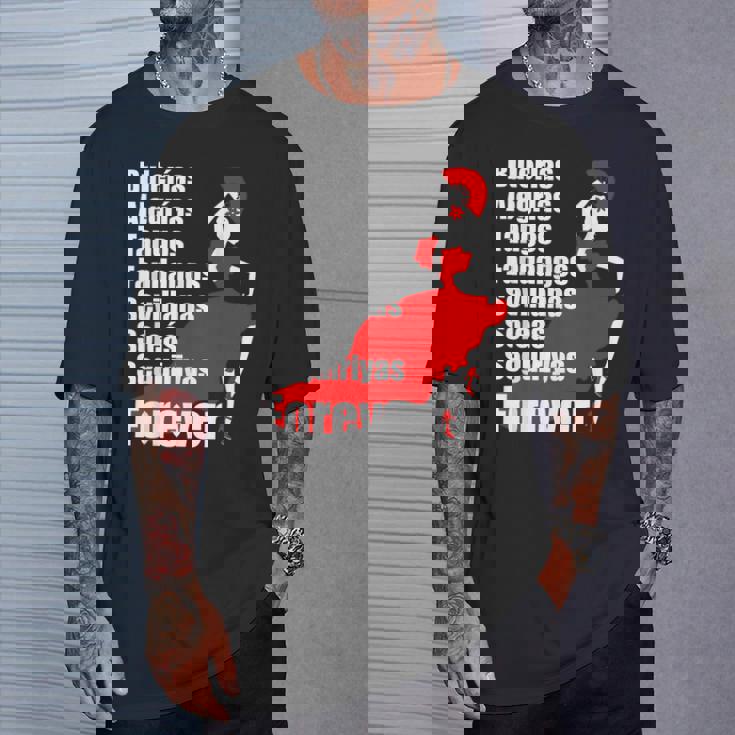 フラメンコダンススタイルパロス Tシャツ 彼への贈り物