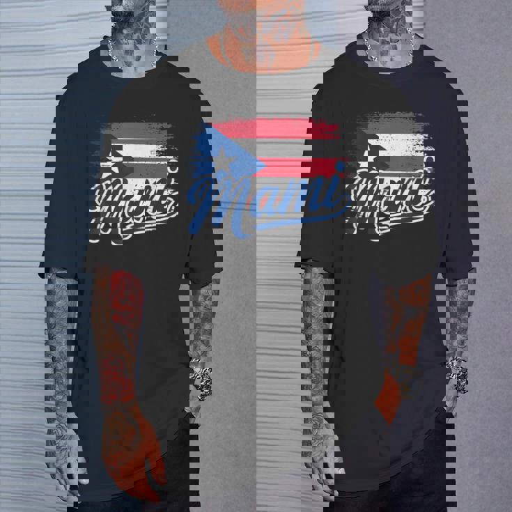 プエルトリコの母旗 プエルトリコ マミ プエルトリコ Tシャツ 彼への贈り物