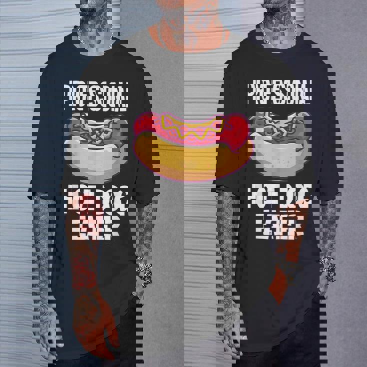 プロフェッショナルホットドッグイーターファニーホットドッグ Tシャツ 彼への贈り物