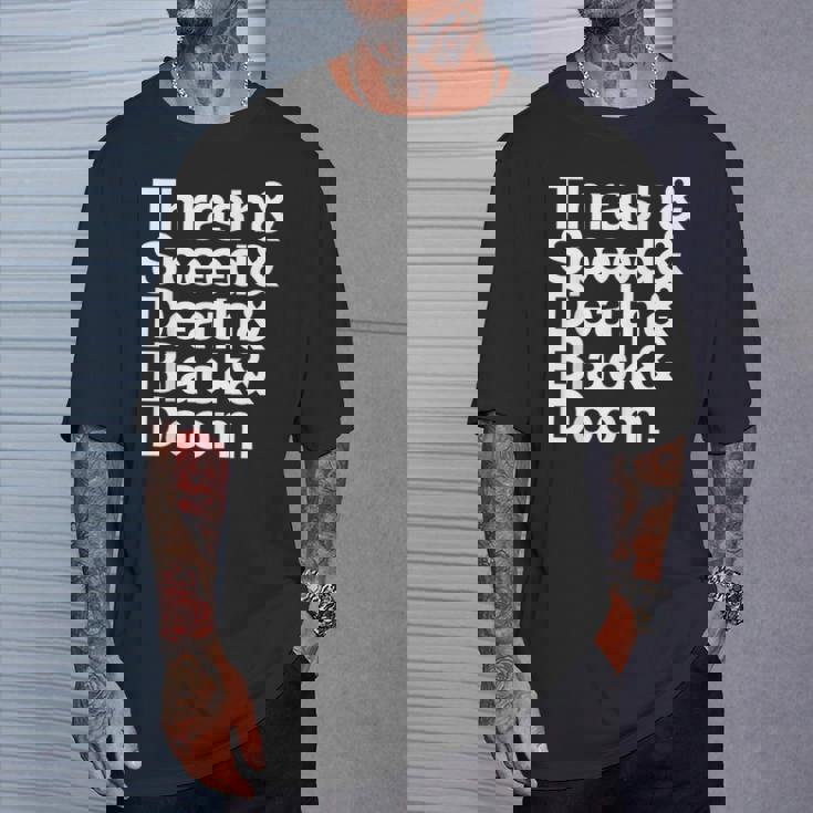 ヘヴィメタル音楽ファンリスト スラッシュスピード ドゥーム デス ブラック Tシャツ 彼への贈り物