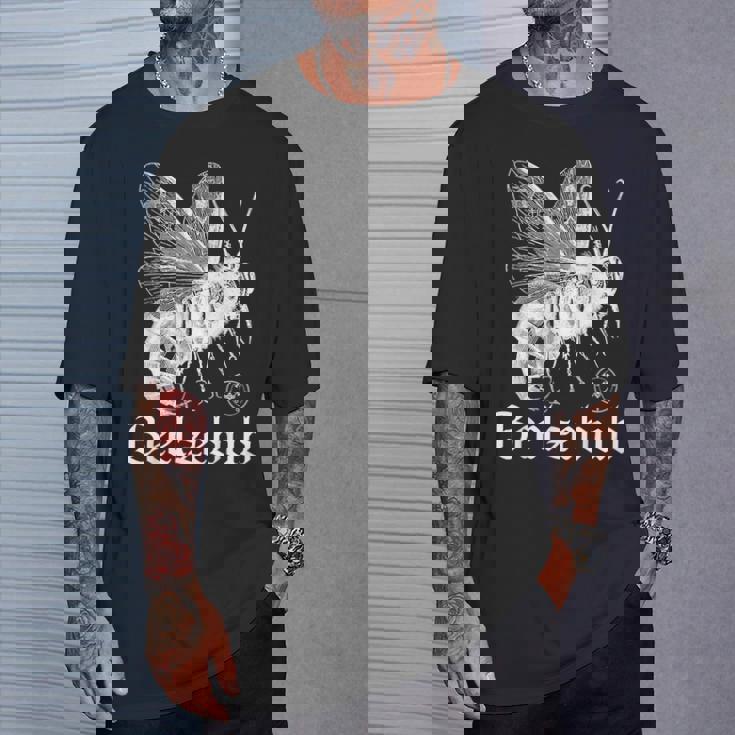 ベルゼブブ フライ 悪魔 ゴシック マジック 異教 ウィッカン 悪魔 Wt Tシャツ 彼への贈り物