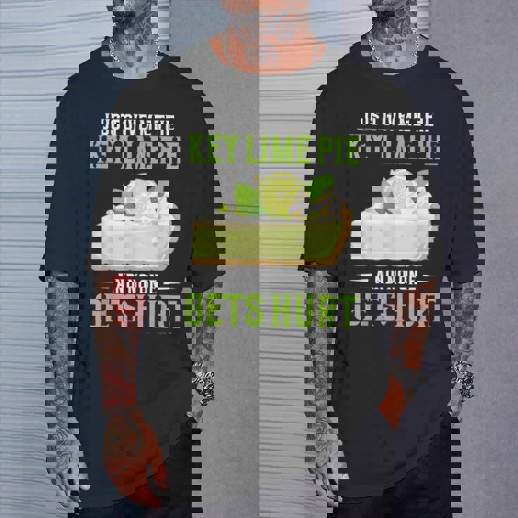 ベーカリーパイ デザート Give Me Baker Food Lover Key ライムパイ Tシャツ 彼への贈り物