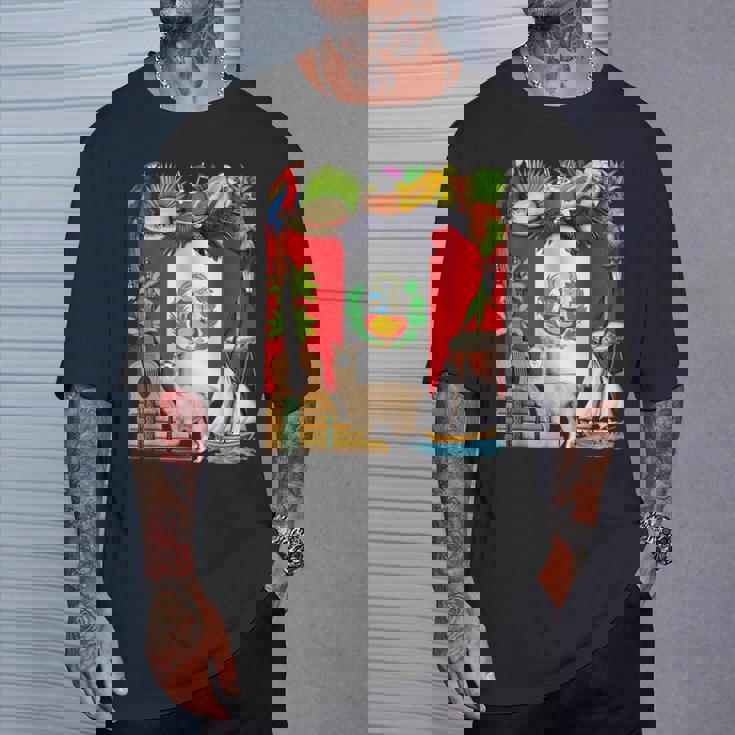 ペルー ペルー国旗 ペルーのルーツ ペルーの遺産 誇り高きペルー人 ペルーの誇り Tシャツ 彼への贈り物