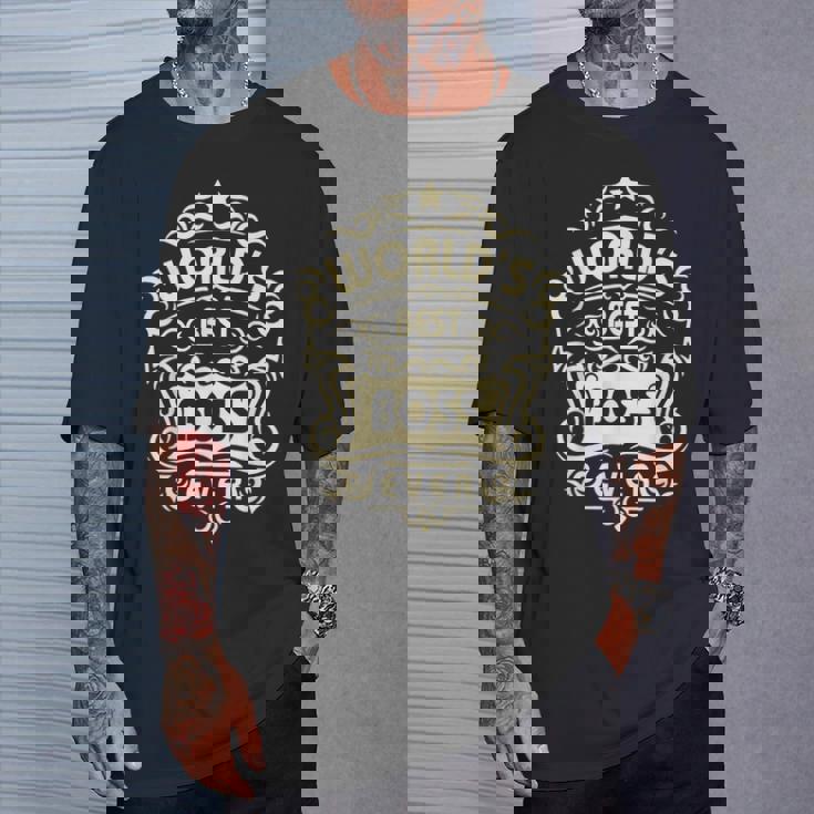 ボスの日 史上最高のボス 最高のボス Tシャツ 彼への贈り物