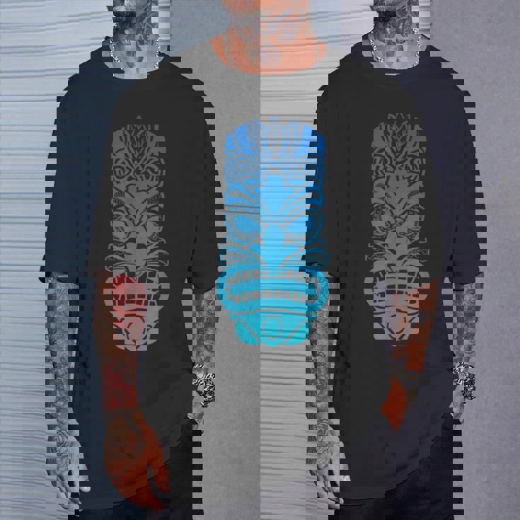 ポリネシア ティキ マオリ ハワイアン トライバル Tシャツ 彼への贈り物