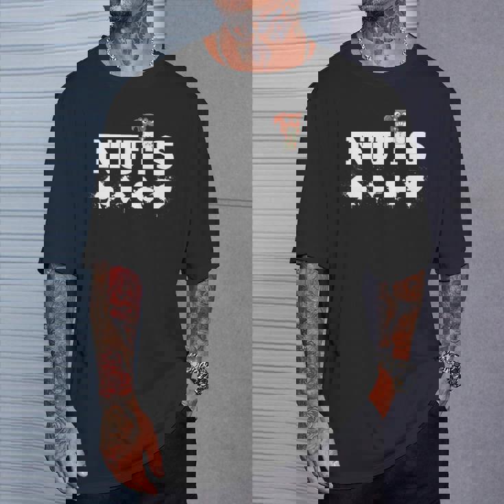 ポーカーデザイン リスの実カードゲーム ポーカーギフト 長袖tシャツ Tシャツ 彼への贈り物